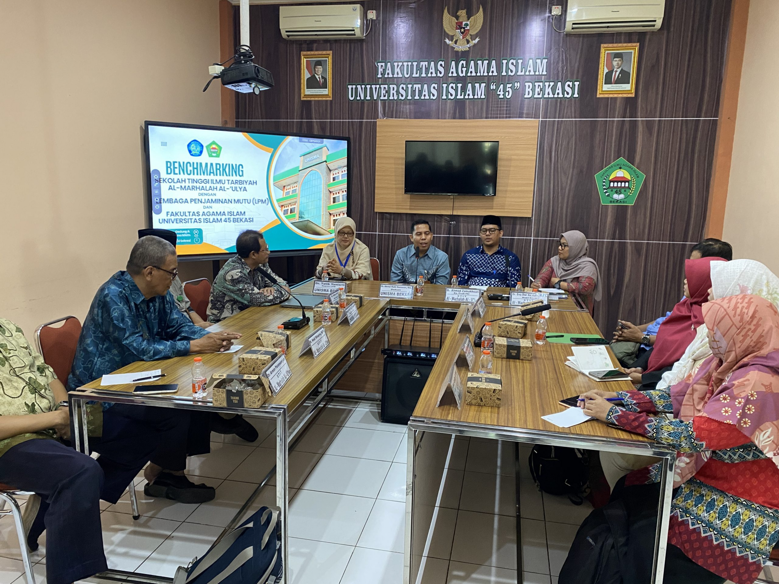 FAKULTAS AGAMA ISLAM UNISMA BEKASI JADI TUJUAN BENCHMARKING SEKOLAH TINGGI ILMU TARBIYAH AL-MARHALAH AL-ULYA UNTUK TINGKATKAN KUALITAS PENDIDIKAN DAN MANAJEMEN INSTITUSI