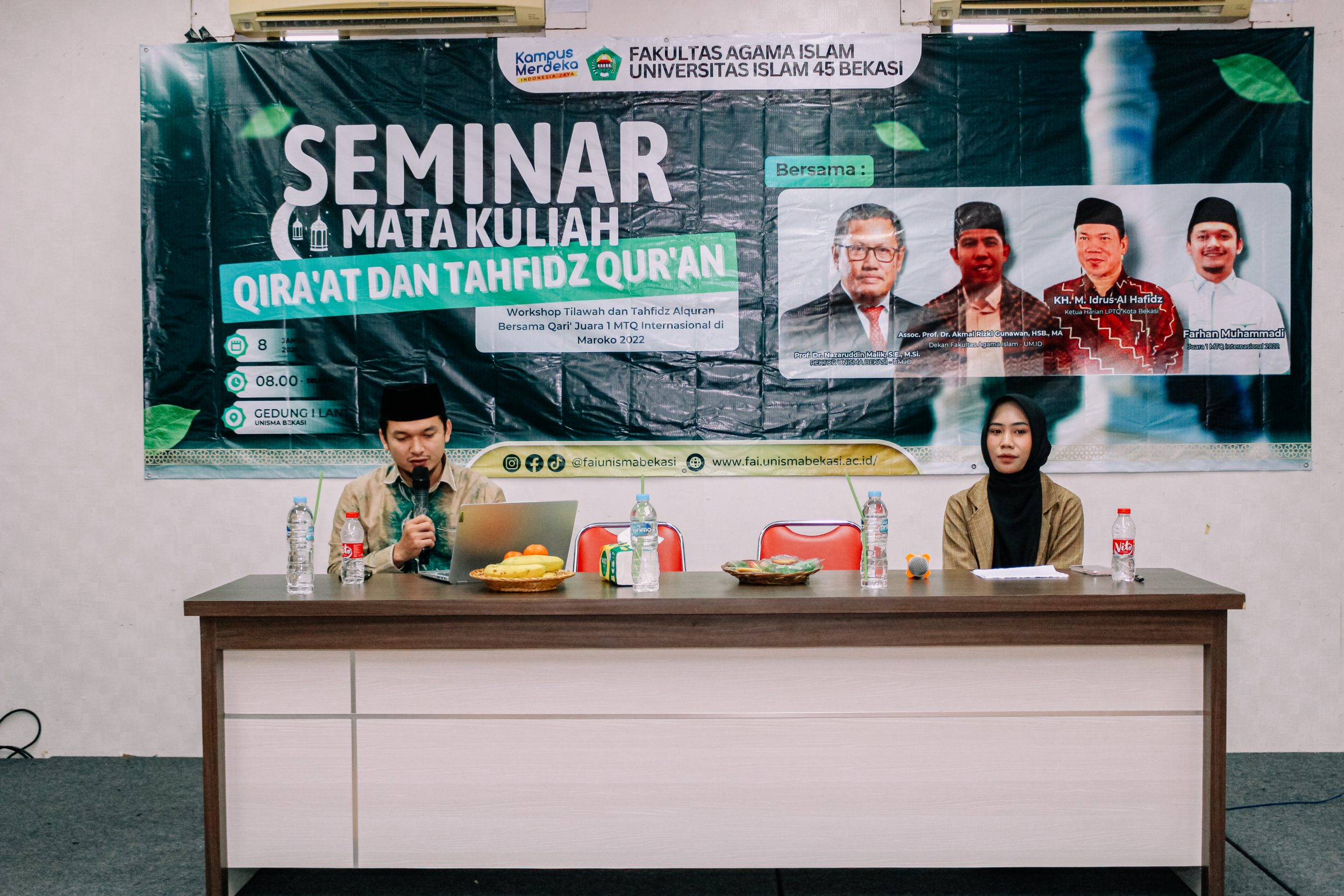 Mahasiswa PAI UNISMA Bekasi Perdalam Qira’at dan Tahfidz Bersama Juara MTQ Internasional